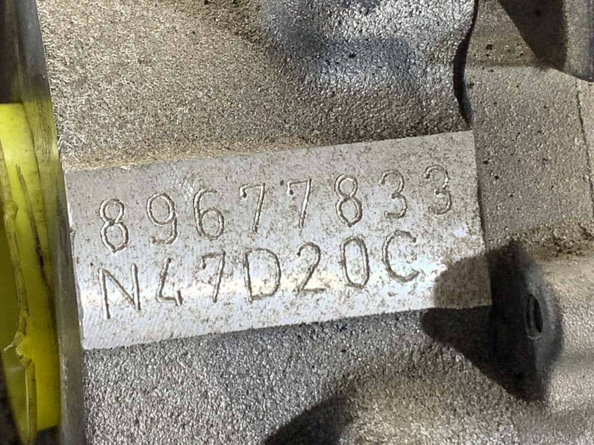 Moteur N47 D20 C vue 5
