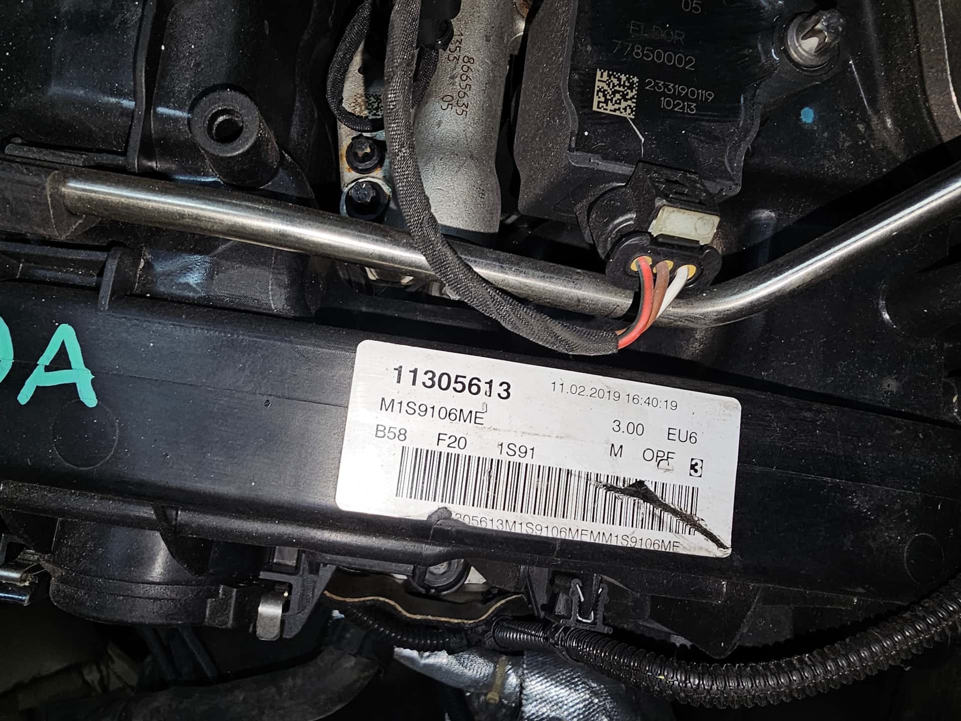 Moteur B58 B30 A vue 13