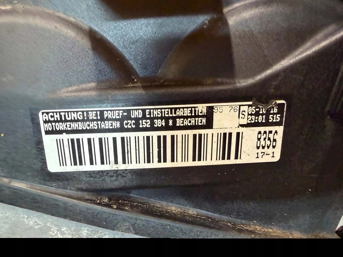 Moteur CZCA vue 9