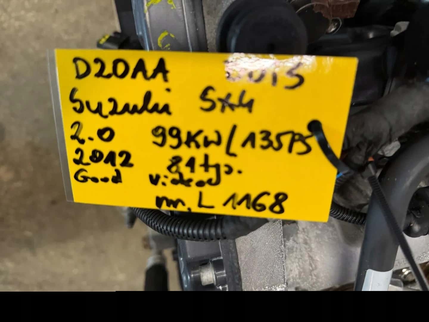 Moteur D20AA vue 3