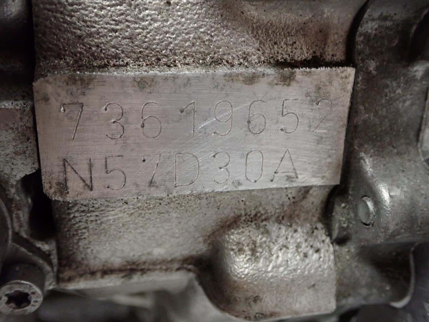 Moteur N57 D30 A vue 5