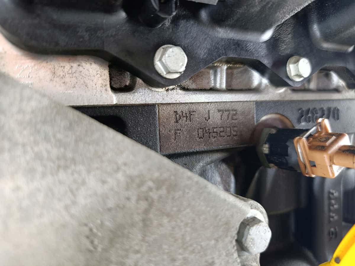Moteur D4F 772 vue 11