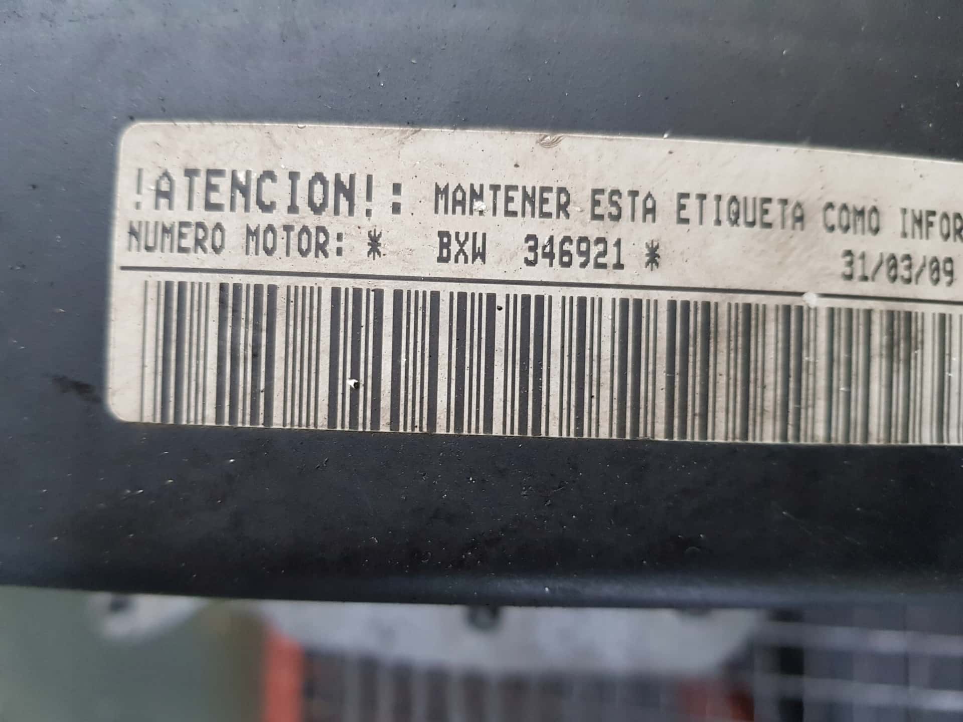 Moteur BXW vue 6