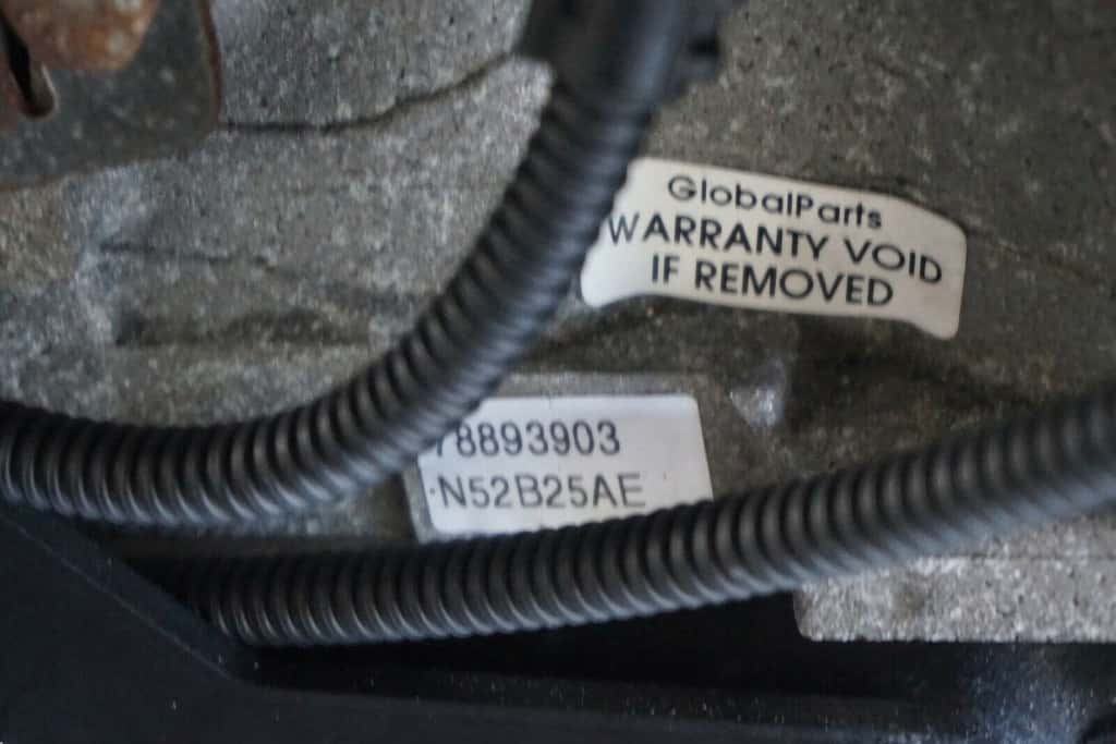 Moteur N52 B25 A vue 4