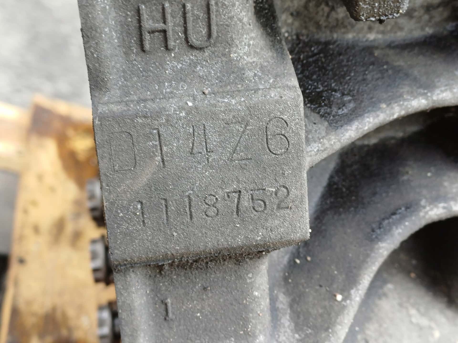 Moteur D14Z6 vue 4