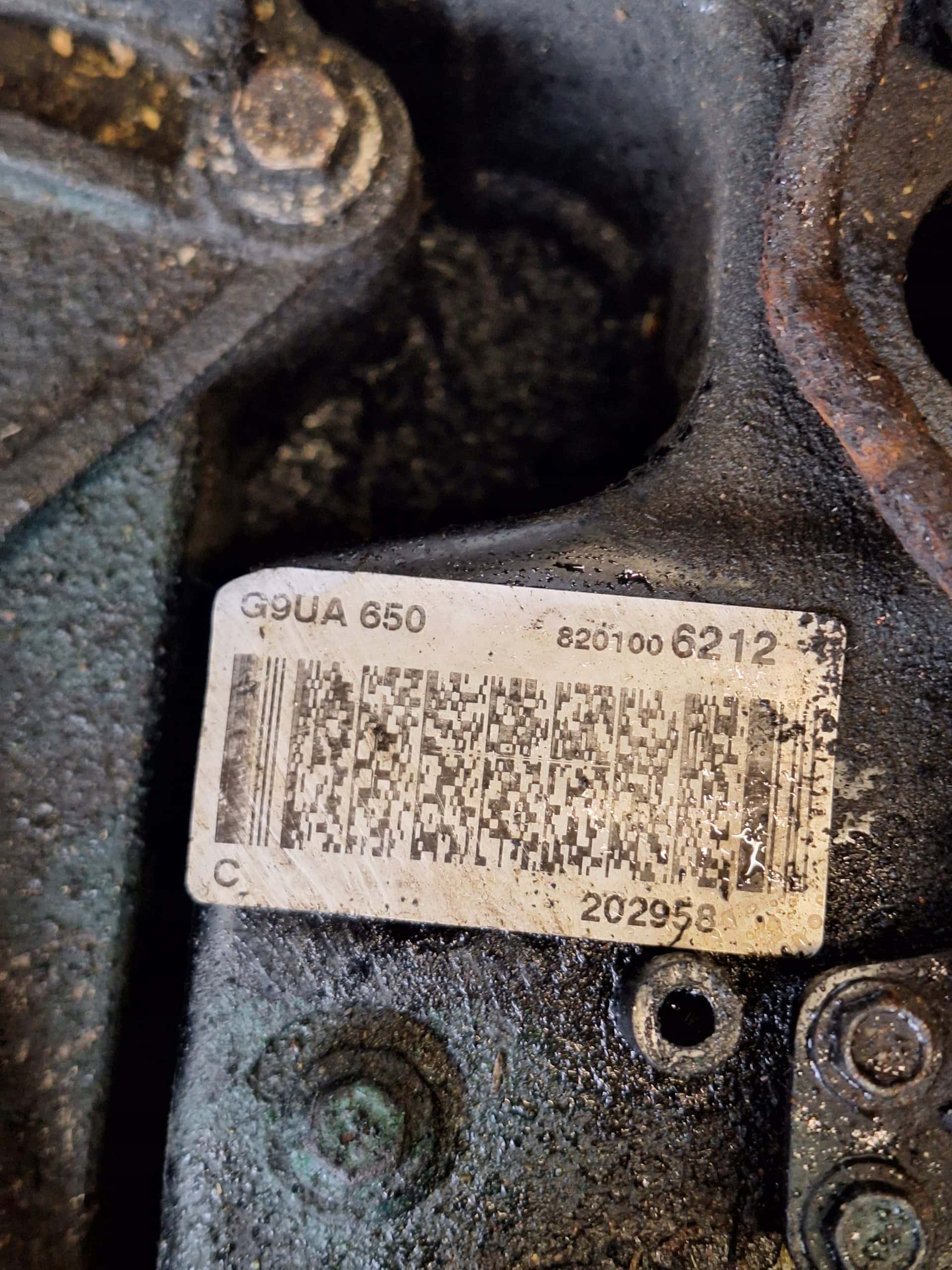 Moteur G9U 632 vue 2