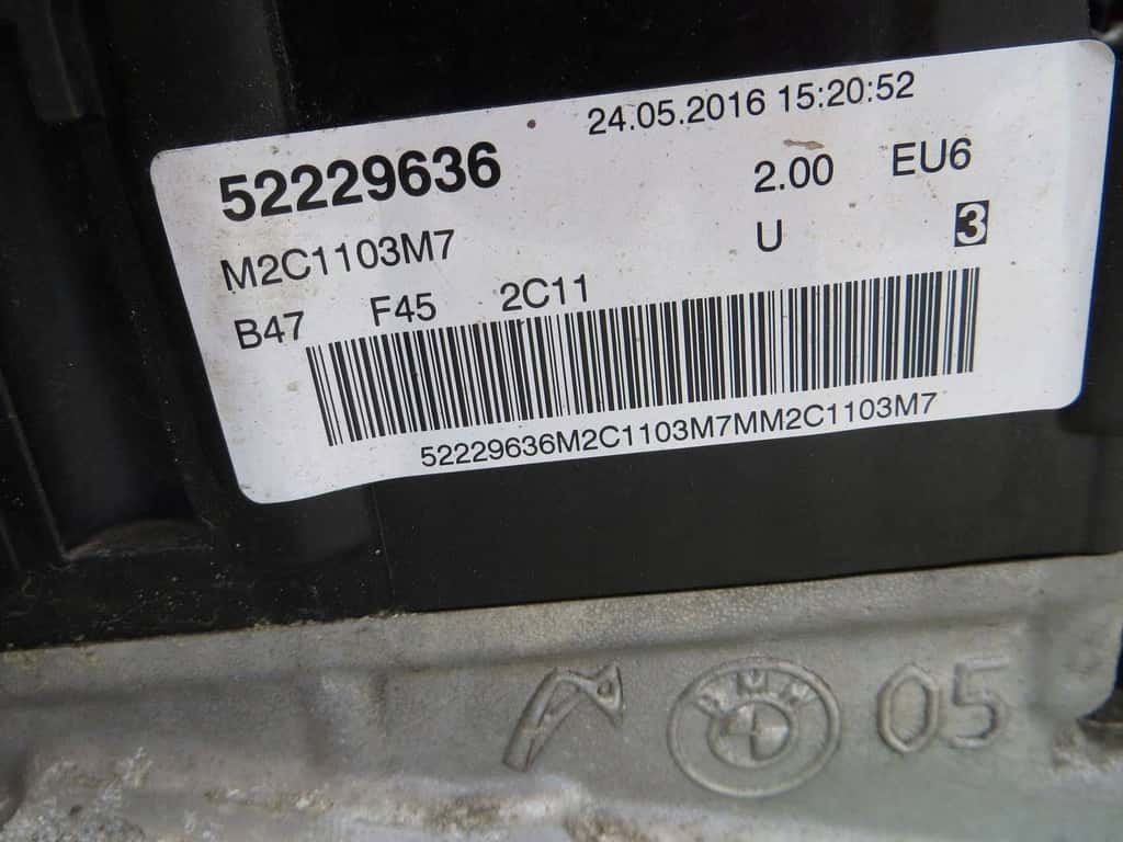 Moteur B47 C20 A vue 7