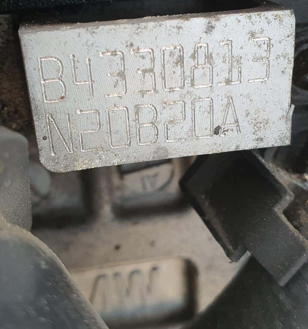 Moteur N20 B20 A vue 13