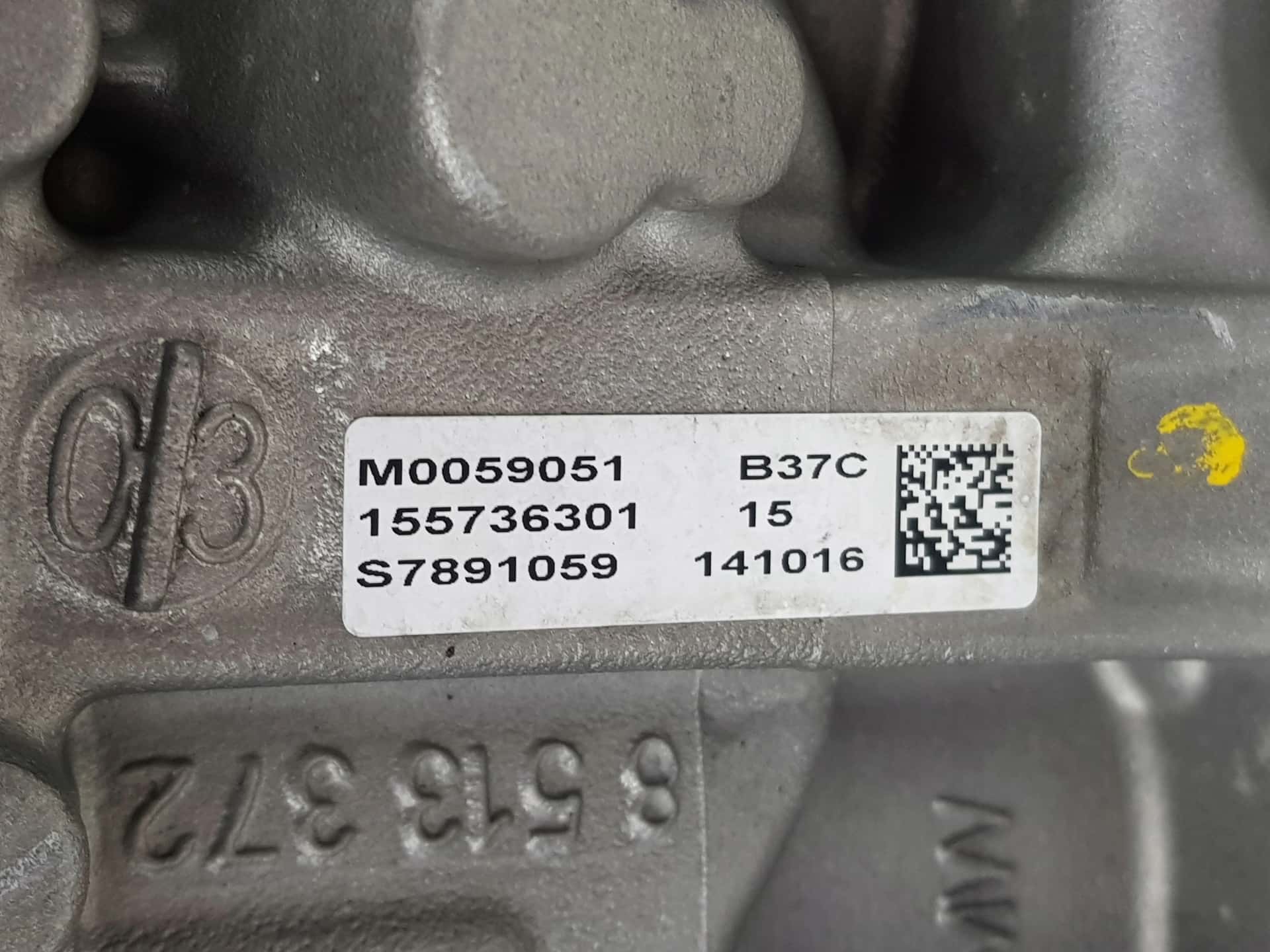 Moteur B37 C15 A vue 3