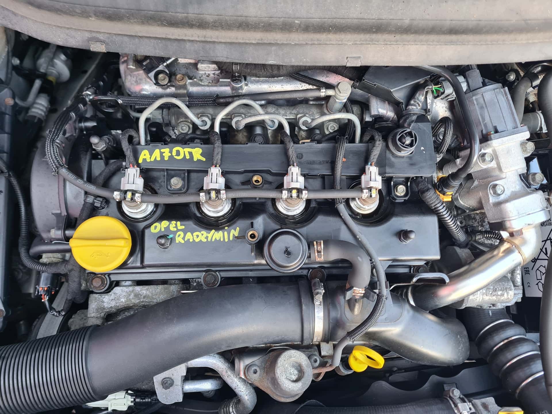 Moteur A 17 DTJ vue 2