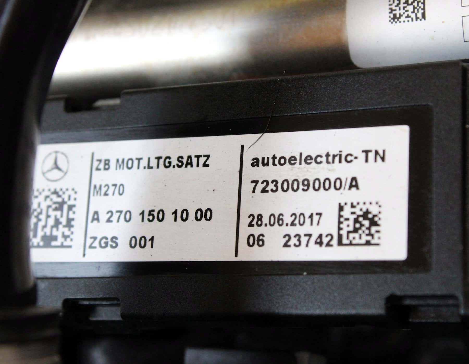 Moteur M 270.920 vue 9