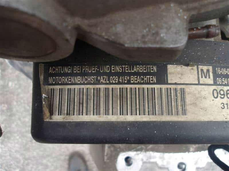 Moteur AZL vue 2