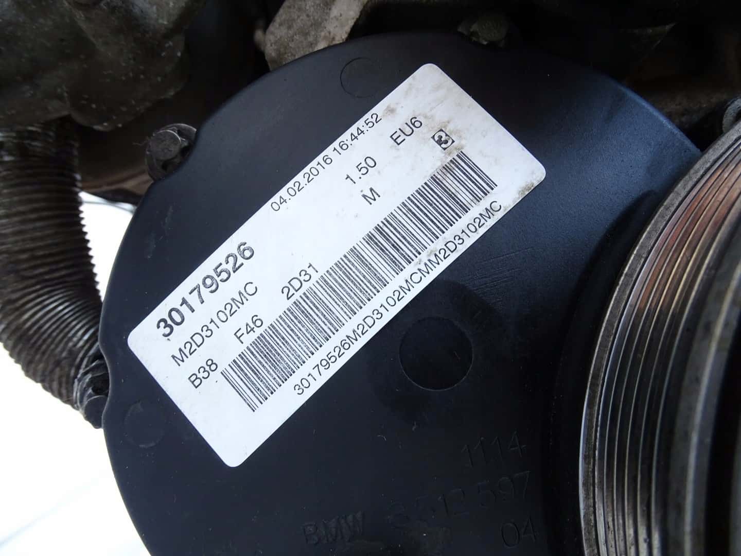 Moteur B38 A15 A vue 9