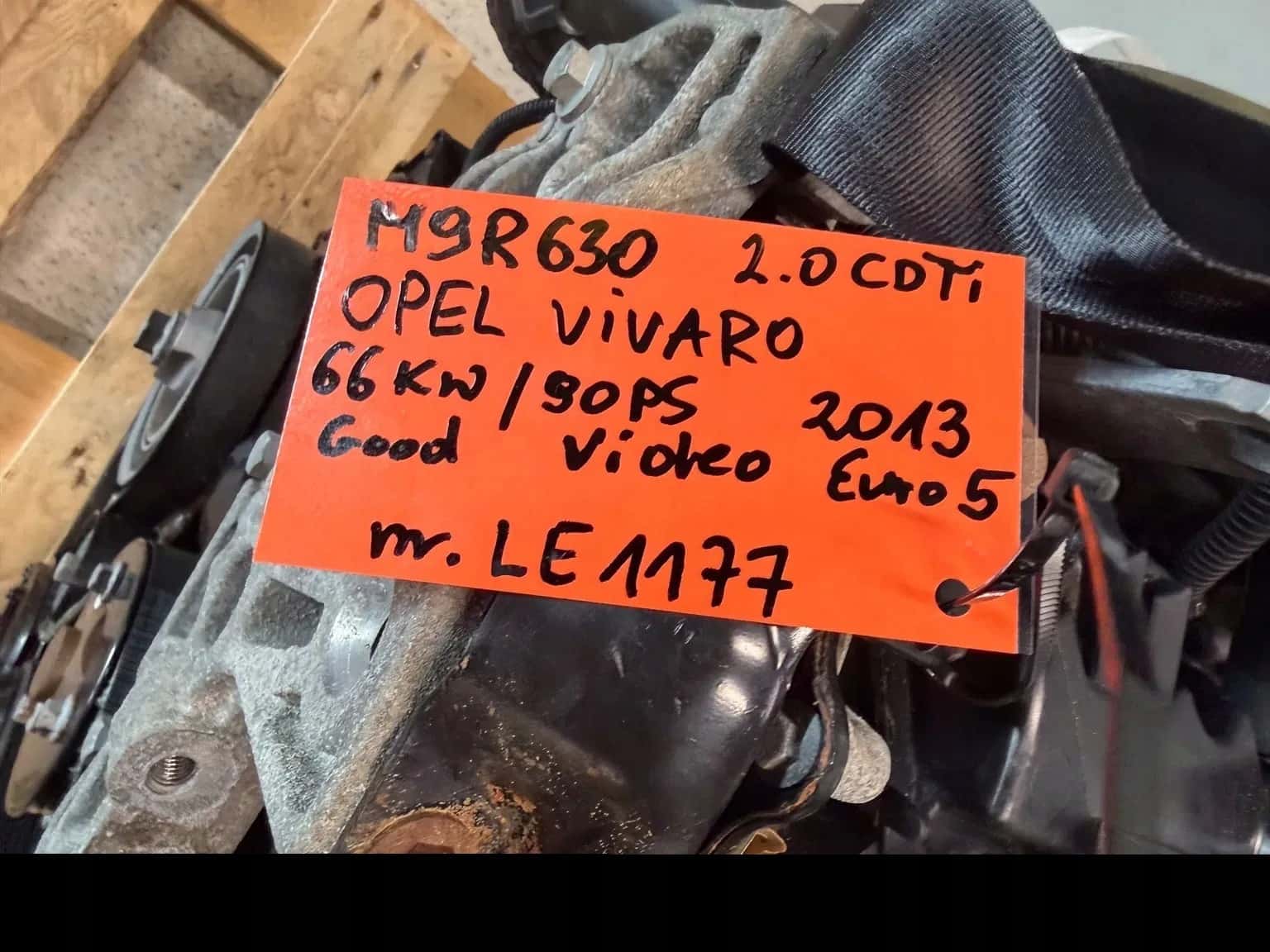Moteur M9R 630 vue 4