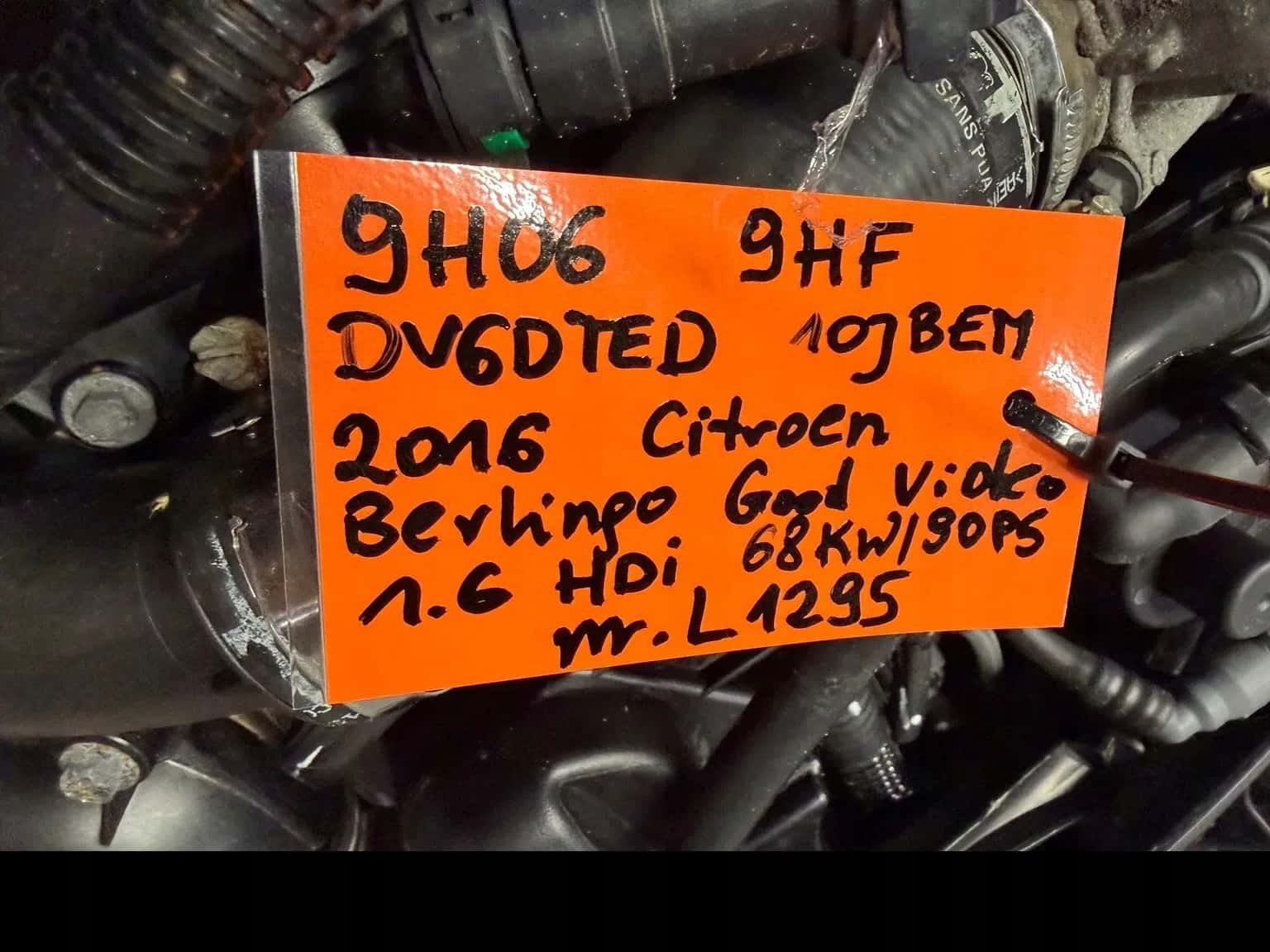 Moteur 9HF (DV6DTED) vue 4