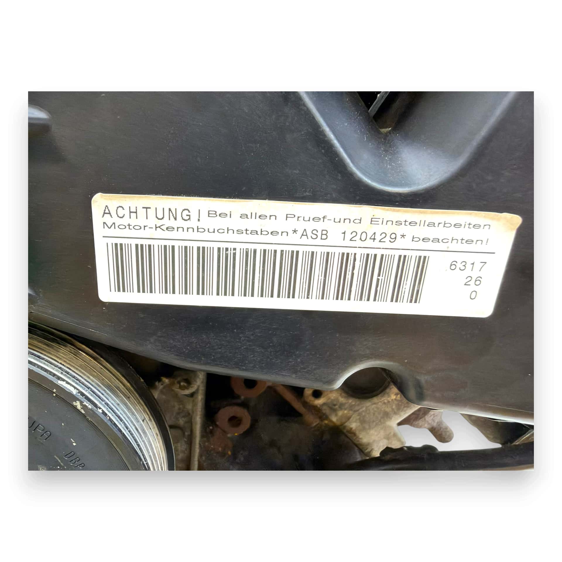 Moteur ASB vue 2