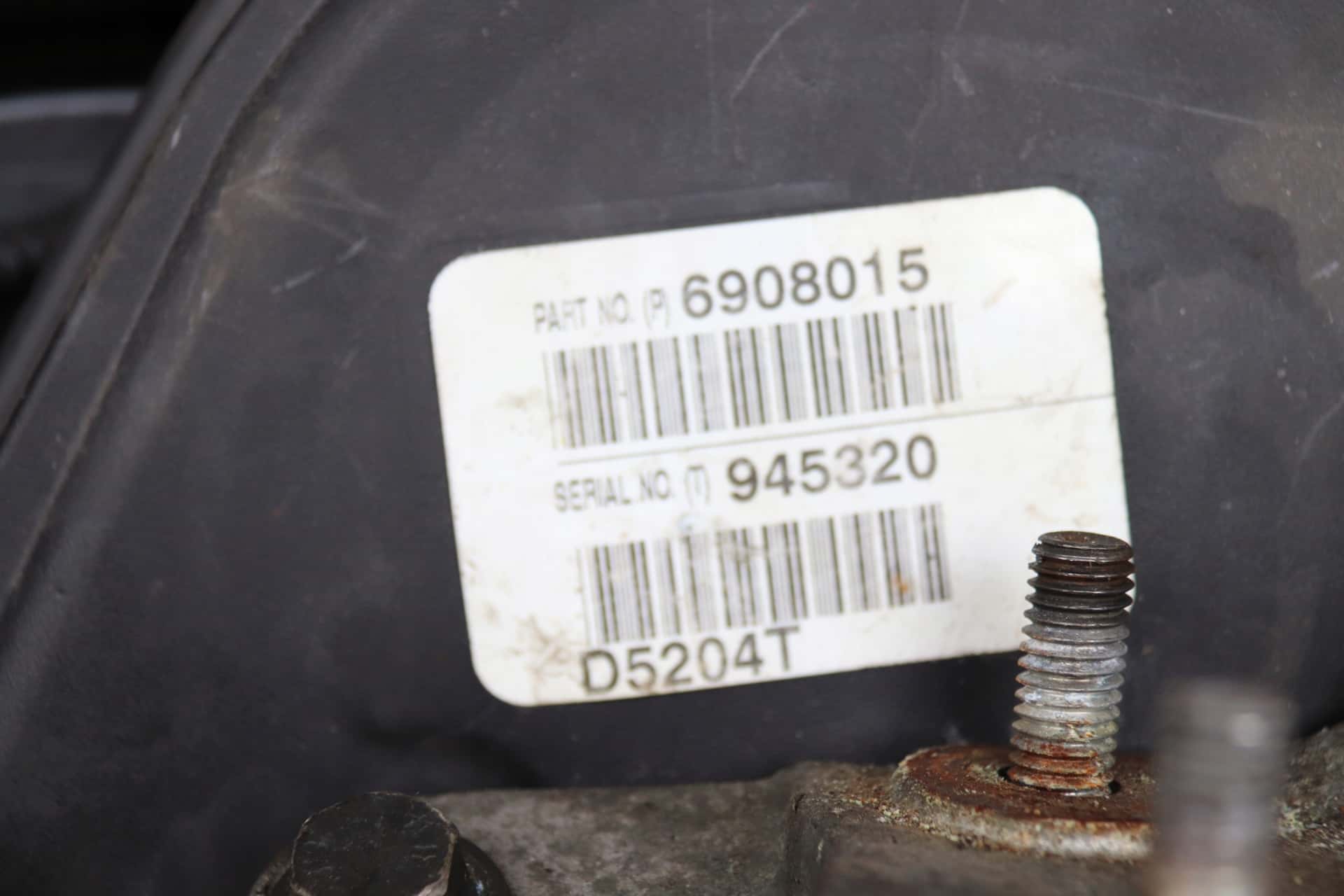 Moteur D 5204 T5 vue 3