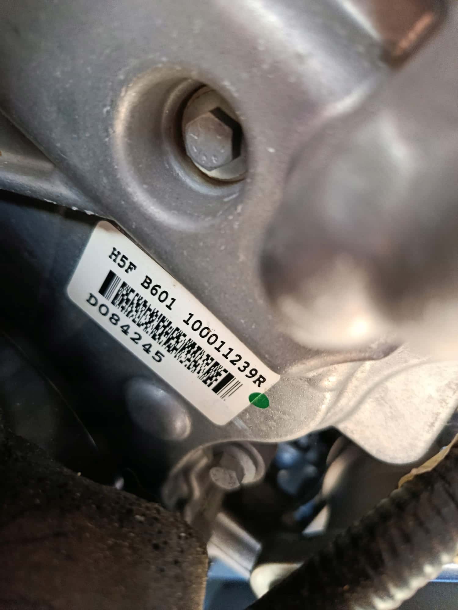 Moteur H5F601 vue 4