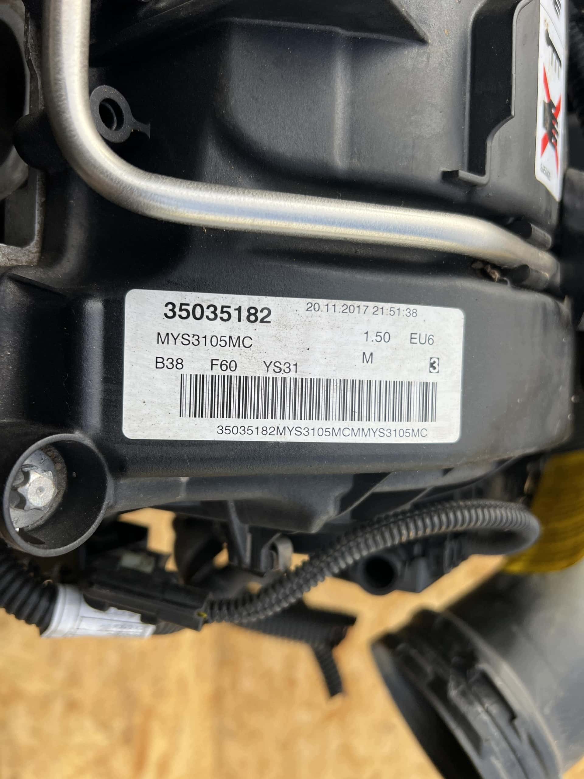 Moteur B38 A15 A vue 6