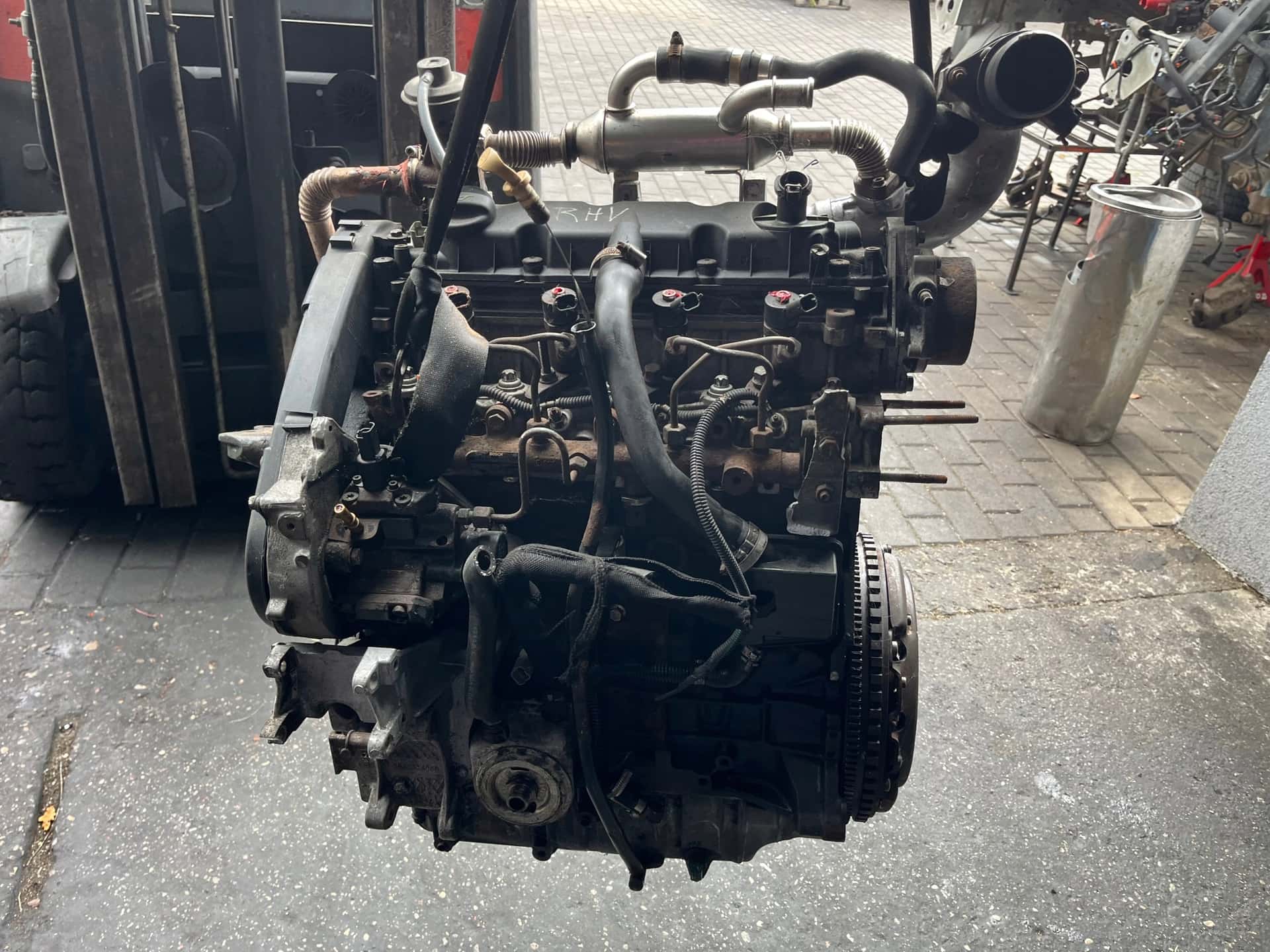 Moteur RHV (DW10UTD) vue 2