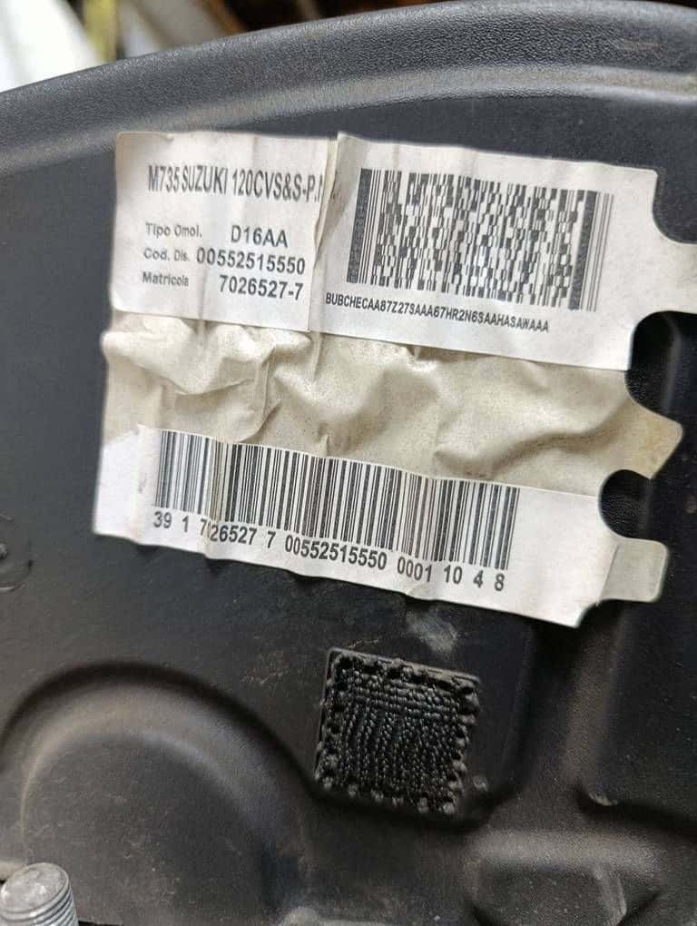 Moteur D16AA vue 4