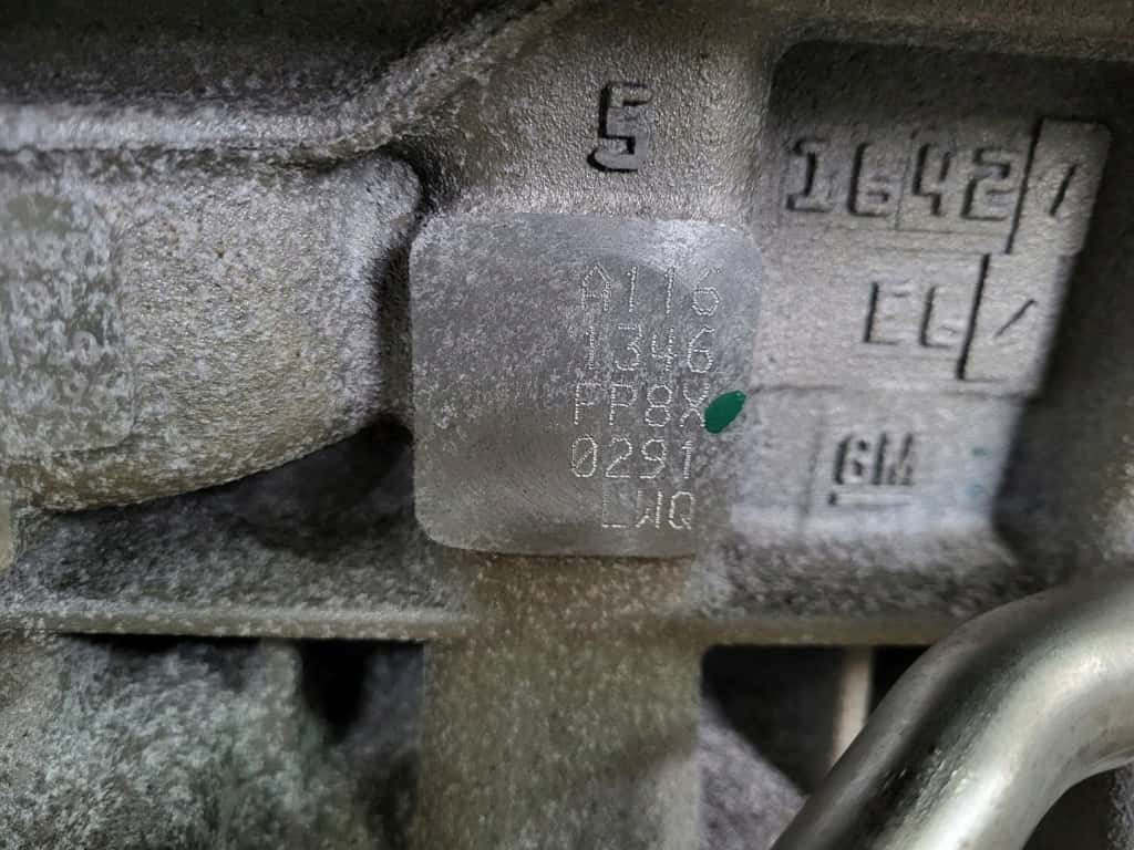 Moteur B 16 DTE vue 8
