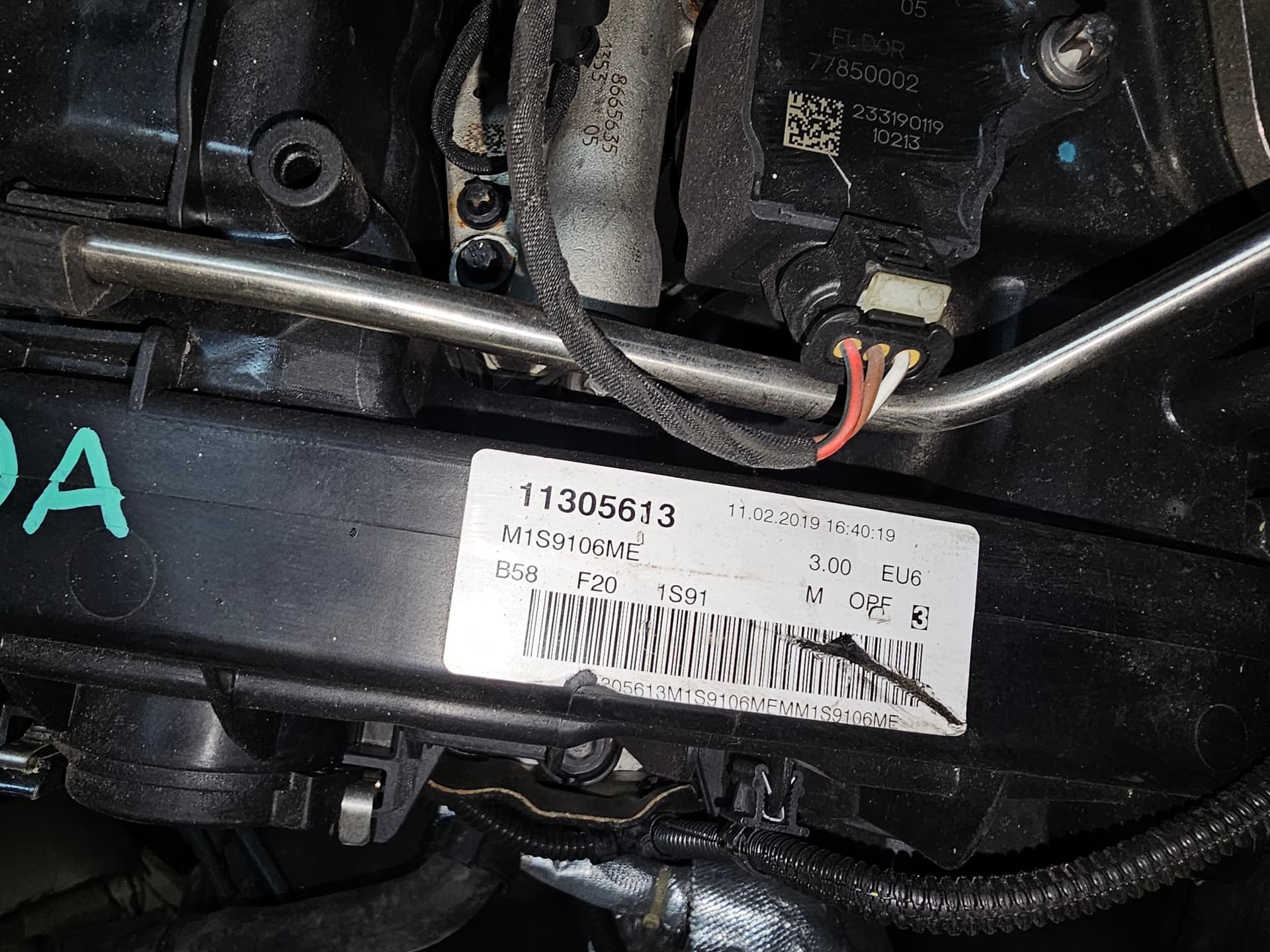 Moteur B58 B30 A — vue 13