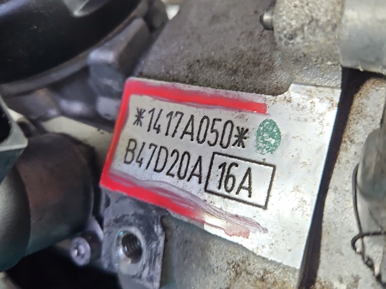 Moteur B47 D20 A — vue 6
