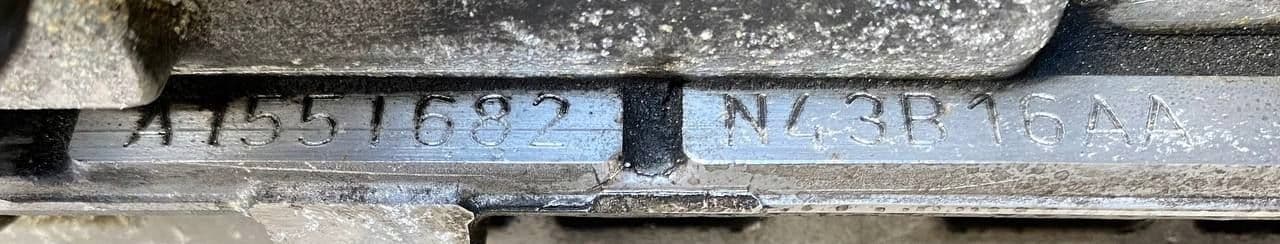 Moteur N43 B16 AA — vue 2
