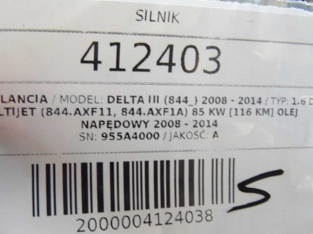 Moteur 955 A4.000 — vue 4