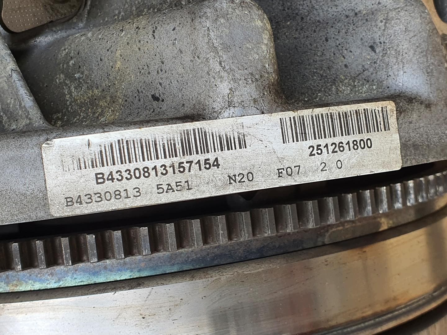 Moteur N20 B20 A — vue 9