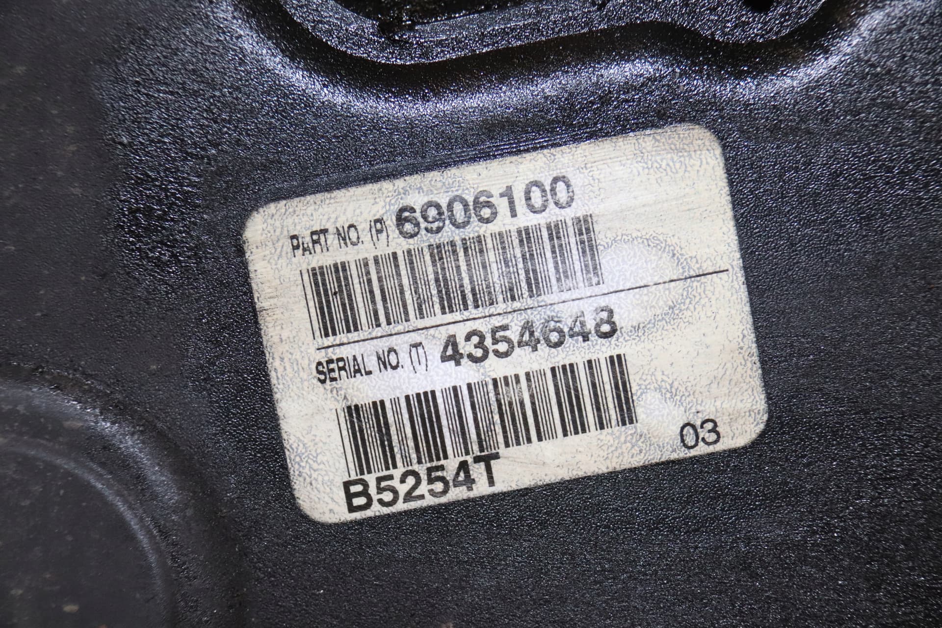 Moteur B 5254 T11 — vue 4