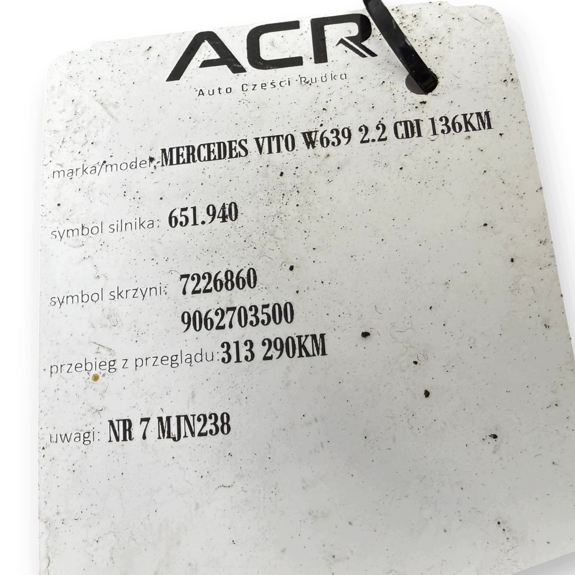 Moteur OM 646.980 — vue 16