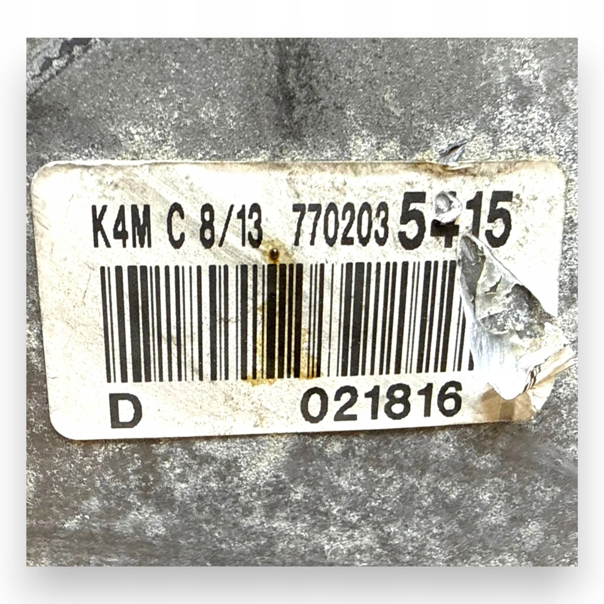 Moteur K4M 813 — vue 3