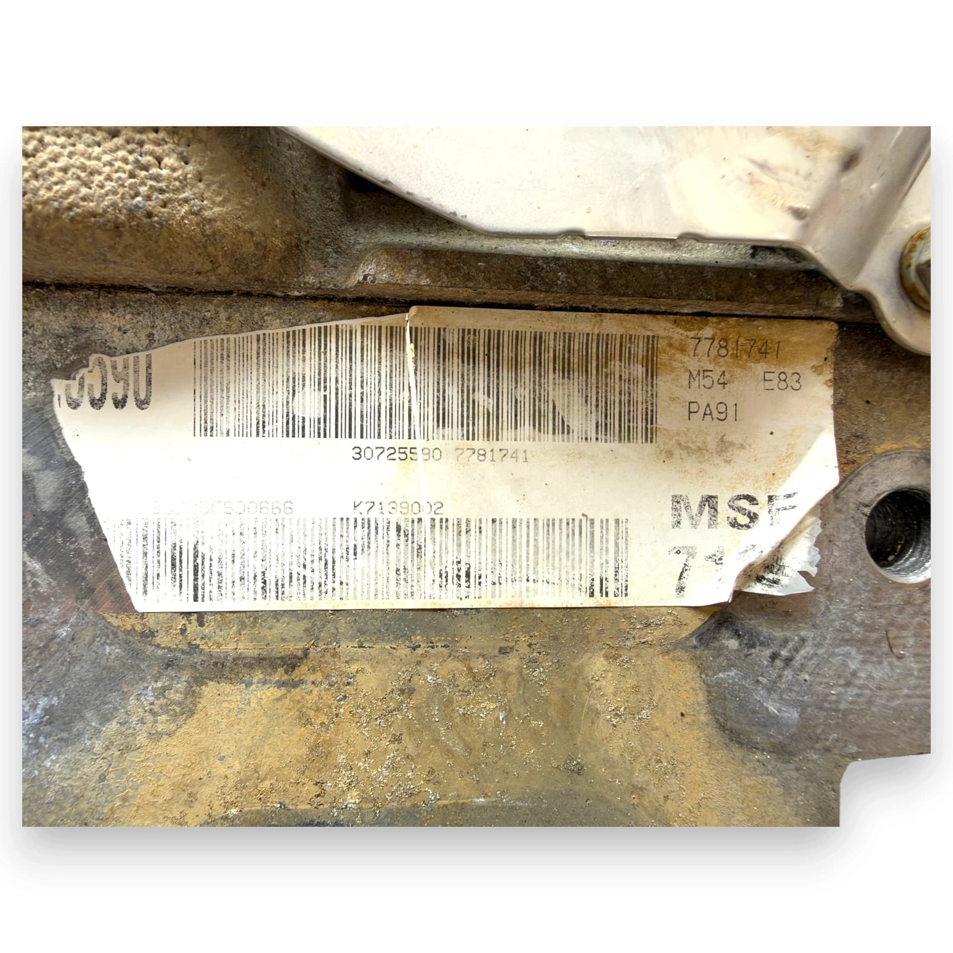 Moteur M54 B30 (306S3) — vue 11