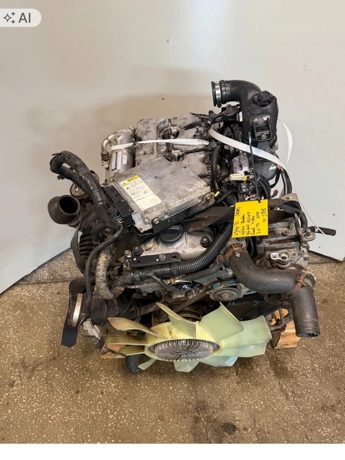 Moteur 4JH1-TC pour Isuzu