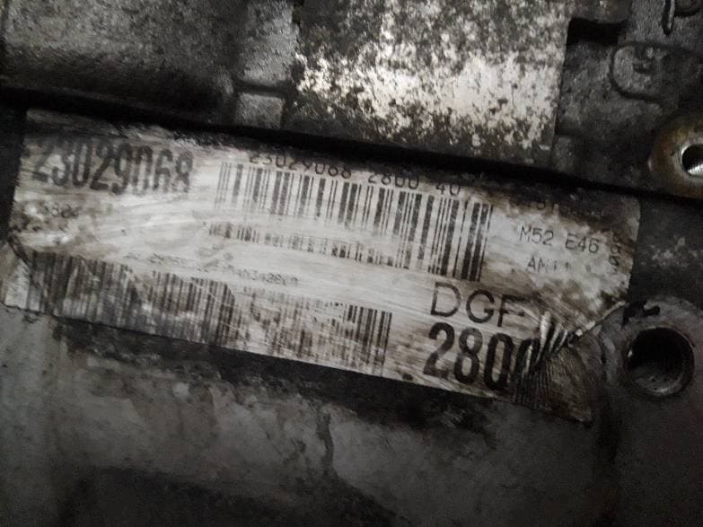Moteur M52 B20 (206S4) — vue 3