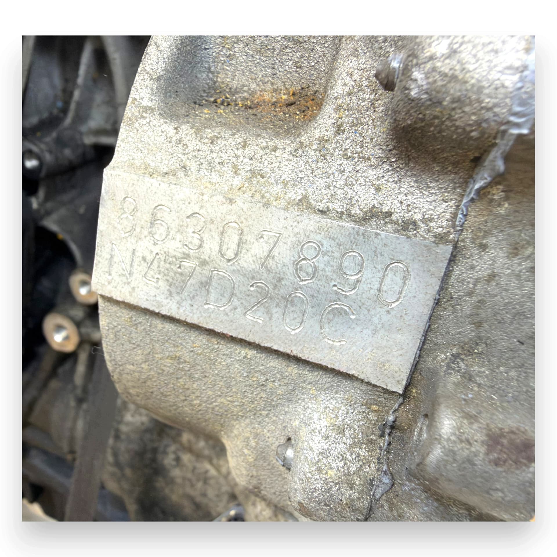 Moteur N47 D20 C — vue 2